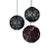 Oggetti Galvanized Iron Pendant Light, Black, 29.5" Diameter - Zattelite 75 by Oggetti For Sale - Image 4 of 5