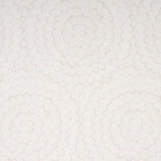 Schumacher x Celerie Kemble Feather Bloom Wallpaper in Soft Neutral For Sale