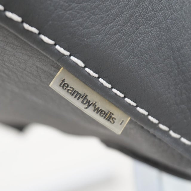 MaRe Leather Lounge Chair by Christophe Marchand for Team by Wellis, 2002 For Sale - Image 10 of 18