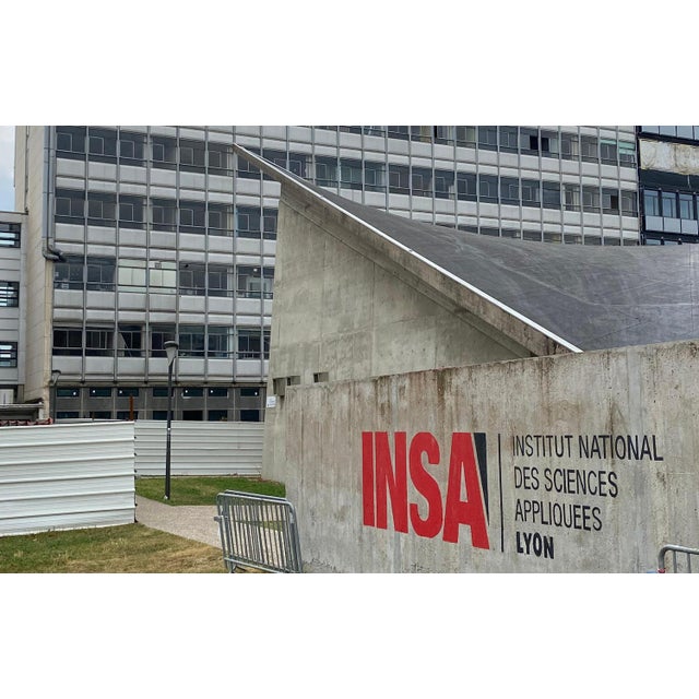 Large Insa Facade Panel attributed to Jean Prouvé, France, 1960s For Sale - Image 3 of 17