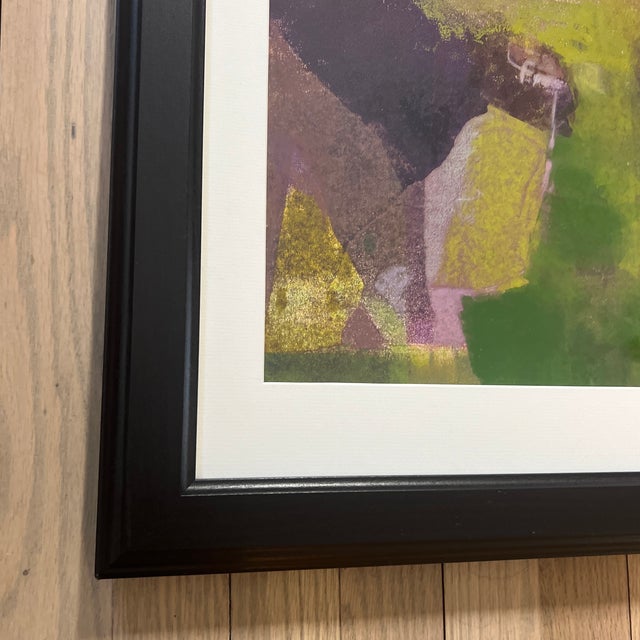 Framed Original Abstract Monotype Print For Sale - Image 4 of 10