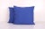 Suzani Navy Blue Silk Pillow Cover - a Pair For Sale - Image 4 of 5