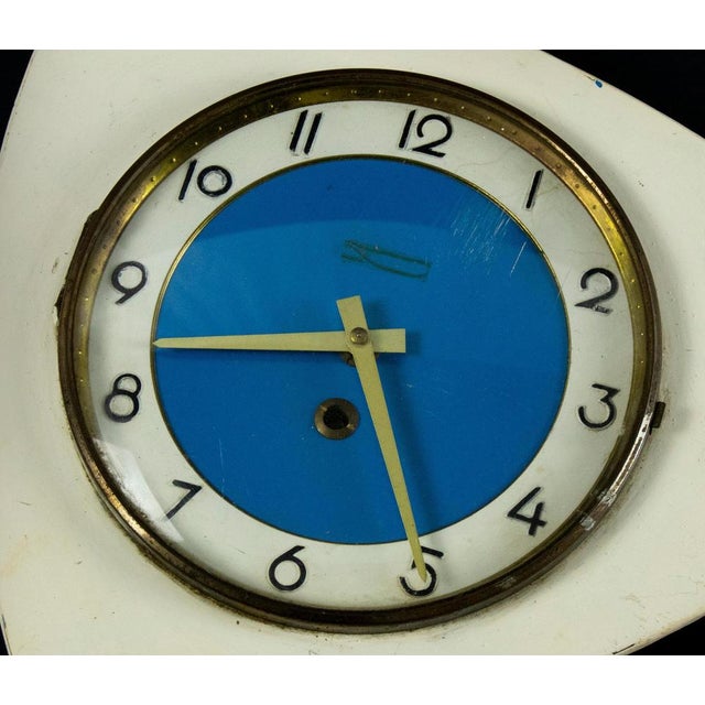 Vintage Plastic Wall Clock, Italy, 1970s For Sale - Image 3 of 5