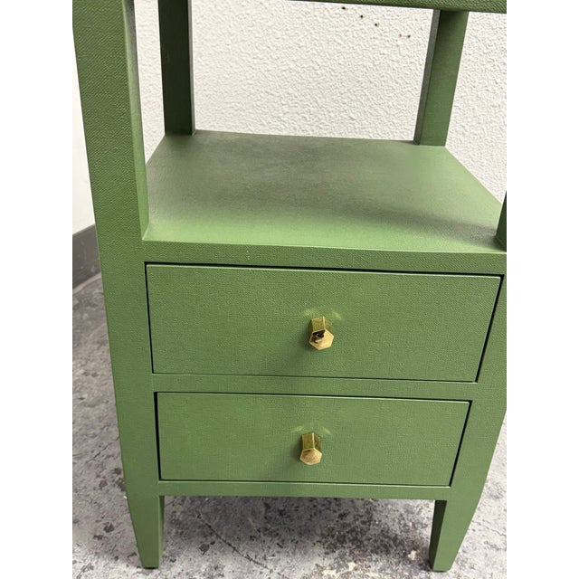 Made Goods Jarin Nightstand, Moss For Sale - Image 4 of 12