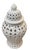 Vintage Pierced Ceramic Temple Jar / Lantern For Sale In West Palm - Image 6 of 12