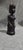 Abstract Mid 20th Century African Hand Carved Ebony Wood Kneeling Female Figure Statue For Sale - Image 3 of 10