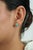 14k Yellow Gold 1.34ct Turquoise Cabochon Diamond Double Halo Stud Earrings- A Pair For Sale - Image 11 of 15