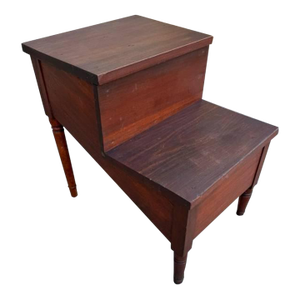 Vintage American Sheraton Style Library Bed Step