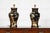 Large English Chinoiserie Papier-Mâché Table Lamps, 1950, Set of 2 For Sale - Image 6 of 16