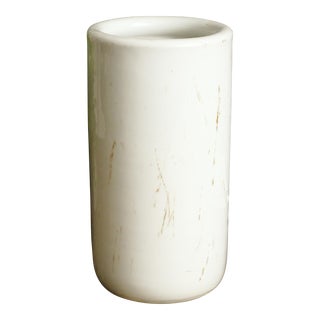 Antique Alabaster Vase, Tall Marble Jar For Sale