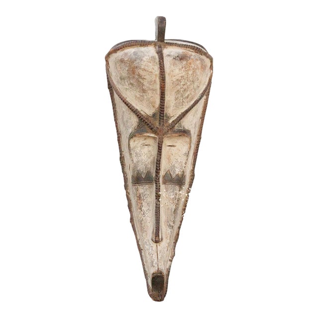 Soul of the Forest, Antique African Fang Wall Art Mask For Sale