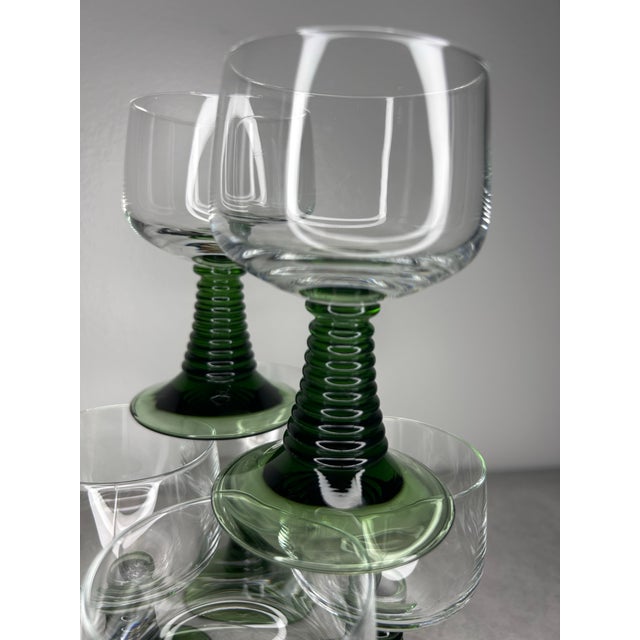 1970s Vintage 1970’s German Beehive Cordial Glasses - Set of 6 For Sale - Image 5 of 6