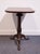 Vintage Antique Late 19th Century Solid Mahogany Traditional Georgian Style 19x22" Tilt Top Accent End Table For Sale - Image 4 of 10