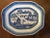 19th Century Chinese Export Porcelain Blue and White Canton Platter For Sale - Image 4 of 8
