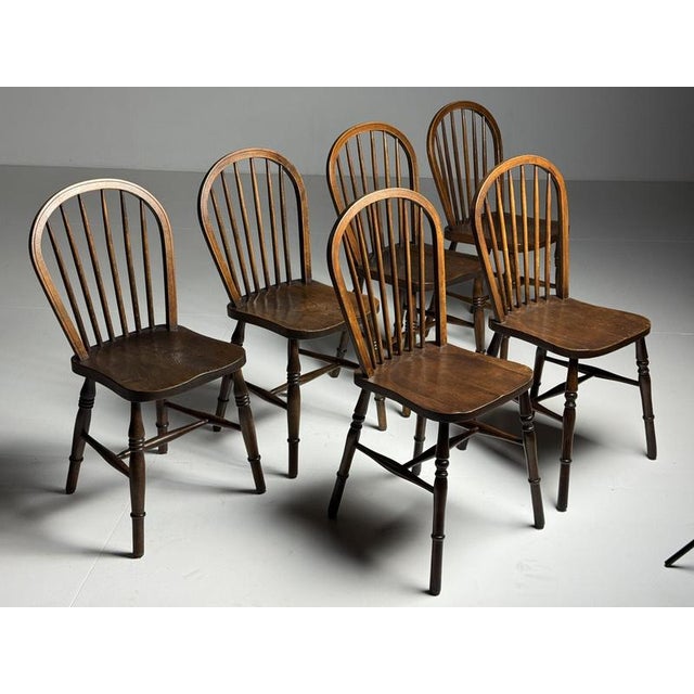 Windsor Chairs, 1960s, Set of 6 For Sale - Image 9 of 18