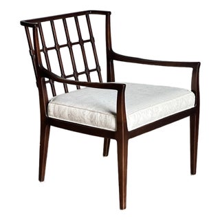 1950s Unusual Mid Century Modern Accent Chair by Baker For Sale