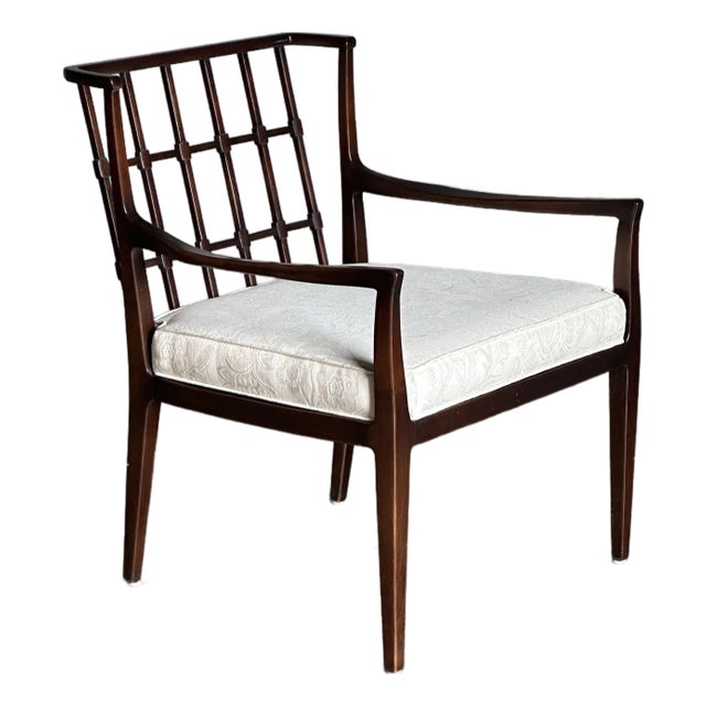 1950s Unusual Mid Century Modern Accent Chair by Baker For Sale