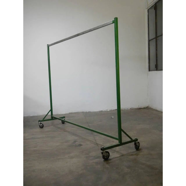 Forest Green Industrial Rack, 1970s For Sale - Image 8 of 8