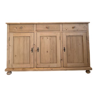 Art Nouveau Sideboard in Softwood, 1890s For Sale