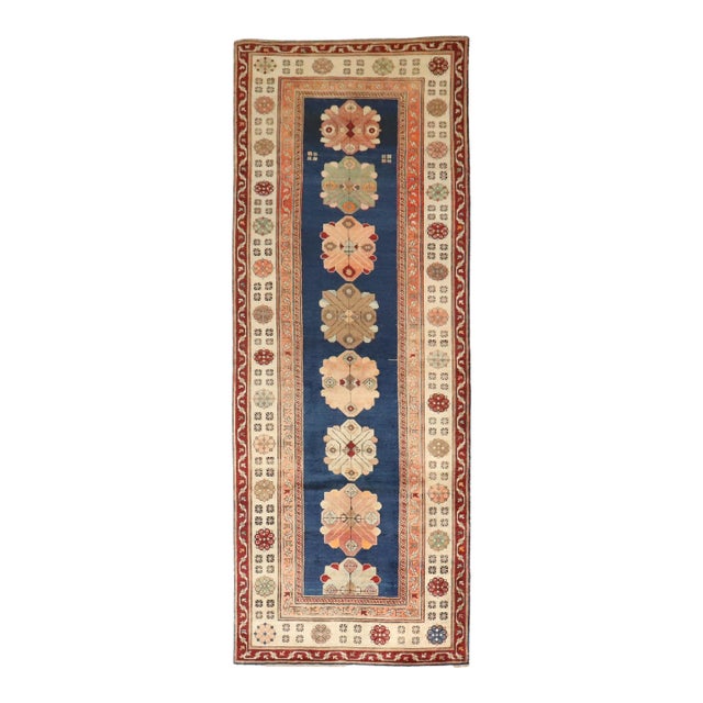 19th Century Antique Zabihi Collection Talish Runner - 3'4" x 8'10" For Sale