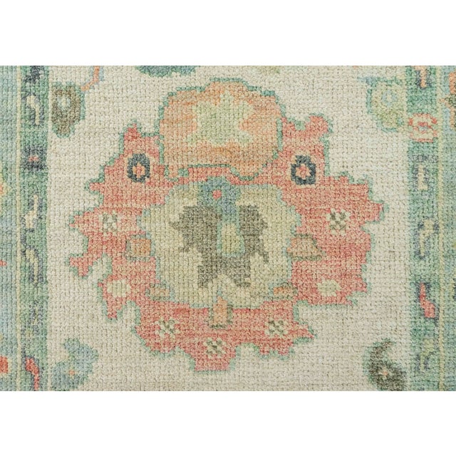 Turkish Oushak Rug 2'9" x 5' #20254 For Sale - Image 4 of 8