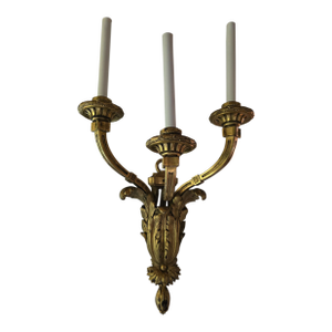 Antique Large Bronze Louis XV Style Ormolu Sconce