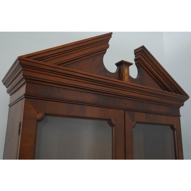 Hekman Flame Mahogany Secretary Desk For Sale - Image 13 of 18