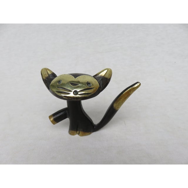 Austrian Cat Bottle Holder & Corkscrew from Walter Bosse, 1950s, Set of 2 For Sale - Image 9 of 14