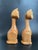 1990s A Pair of Hand Carved Wooden Cats in Mid Century Modern Style For Sale - Image 5 of 13