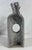 Abstract aluminum sculpture titled "Absolut/Inside Out" by local artist Herbert Simon. Created in 2001. Part of the...