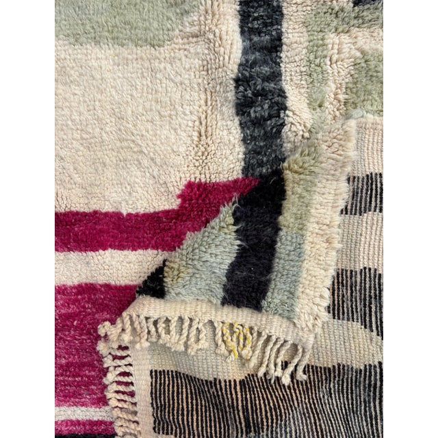 Larg Moroccan Berber Rug M'rirt Carpet For Sale - Image 10 of 10