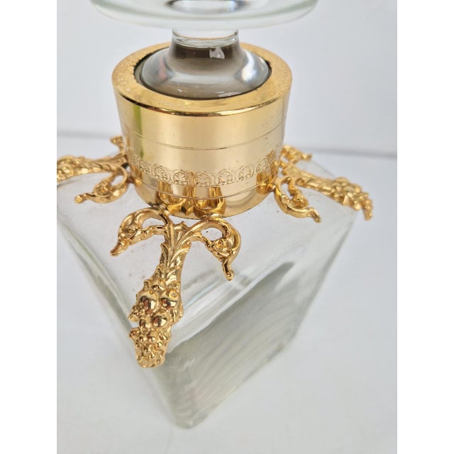 Vintage French Baccarat Crystal Decanter, 1920s For Sale - Image 6 of 7