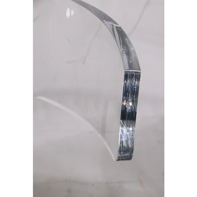 Set of Four Lucite Dining Chairs by Safavieh Couture For Sale - Image 17 of 17