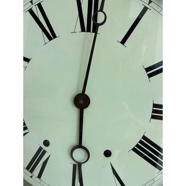 Victorian Papier Mache Wall Clock For Sale In Miami - Image 6 of 10
