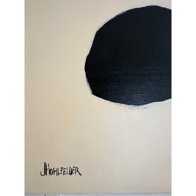 "Orange Twist" Modern Original Oil Painting, by Jennifer Hohlfelder For Sale - Image 10 of 10