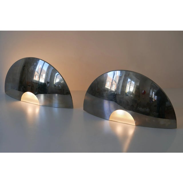 1970s Large Sconces by Florian Schulz, 1970s, Set of 2 For Sale - Image 5 of 18