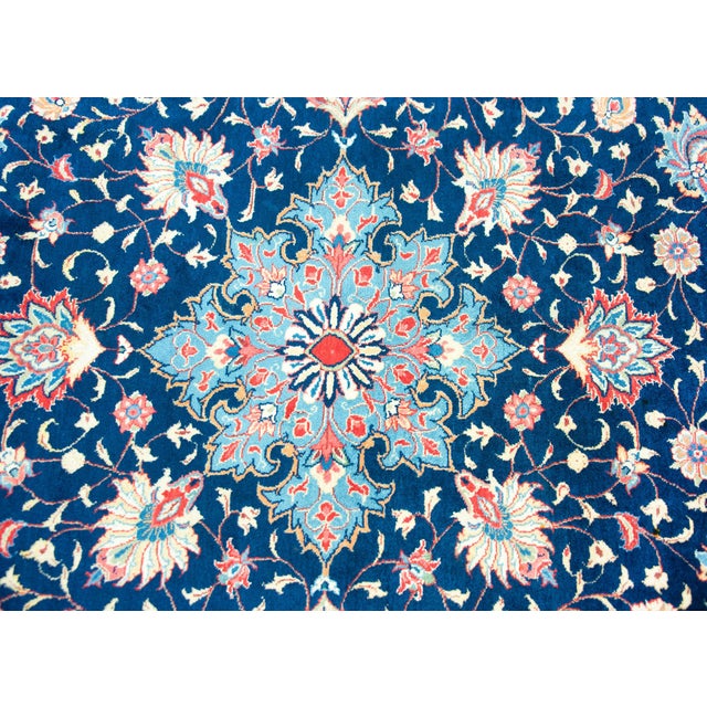 Vintage Persian Sarouk Rug For Sale - Image 12 of 16