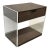 Brownstone Dalton Nightstand, Lucite For Sale