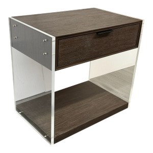 Brownstone Dalton Nightstand, Lucite