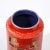 Mid-Century Modern Scarlet Red Handpainted Umbrella Stand w/ Rectilinear Details For Sale - Image 9 of 12