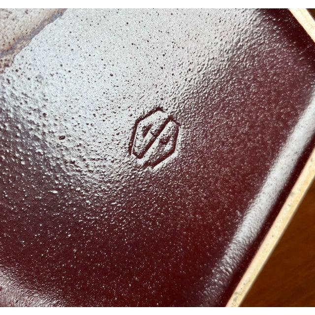 Large Mid-Century Modern West German Pottery WGP Vase from Steuler, 1960s For Sale - Image 11 of 12