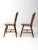 Mid Century Splat Dining Chairs Pair For Sale - Image 10 of 13