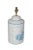 A Pair Vintage English Export Tea Caddy Hand-Painted Chinoiserie Figurines Table Lamp For Sale In New York - Image 6 of 10