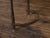 American Midcentury Metal and Wood Two-Tiered Shelving Unit with Twisted Motifs For Sale - Image 12 of 12