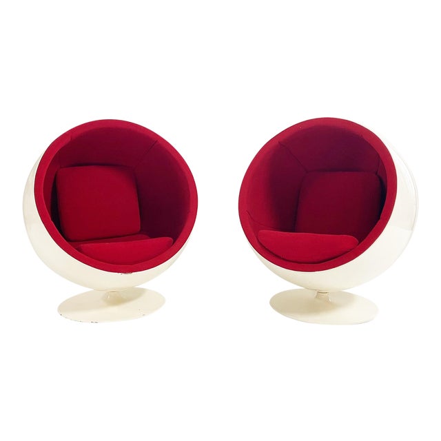 Eero Aarnio The Ball Chair Pair Chairish