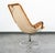 Bruno Mathsson Mid Century Danish Modern Lounge Chair Attributed Dux Bruno Mathsson Jetson Brown Leather For Sale - Image 4 of 12