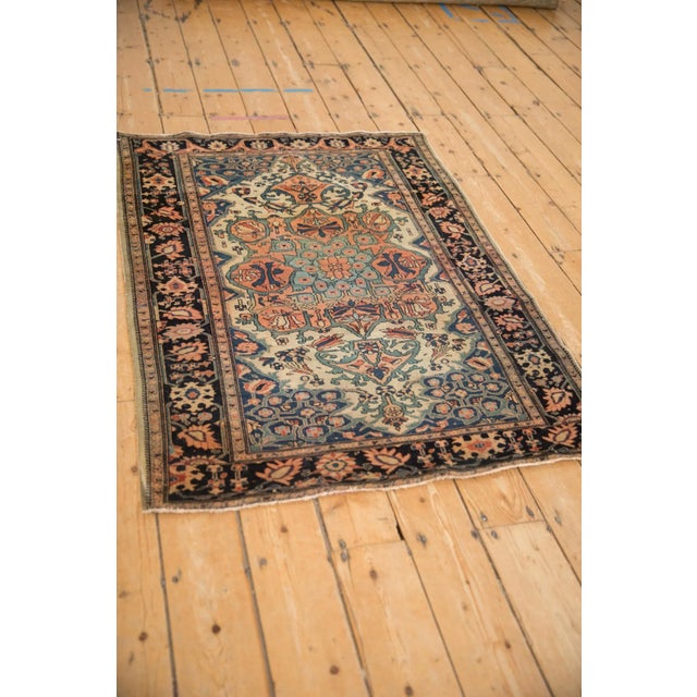 Antique Farahan Sarouk Square Rug - 3'4" X 4'8" For Sale - Image 11 of 11