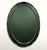 Contemporary Italian Oval Mirror with Faceted Glass Frame from Crystal Arte, 1970s For Sale - Image 3 of 16