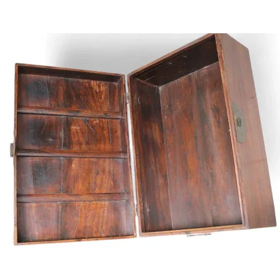 Vintage Wood Trunk For Sale - Image 12 of 12