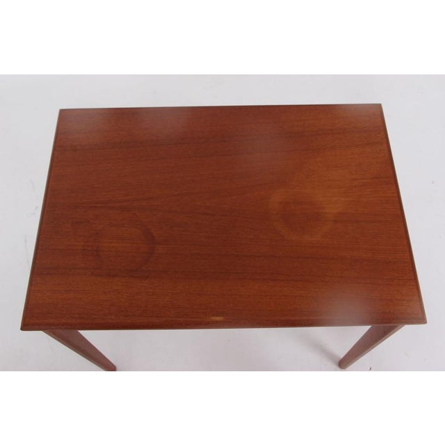 Danish Nesting Tables in Teak Wood, 1960s, Set of 3 For Sale - Image 9 of 11